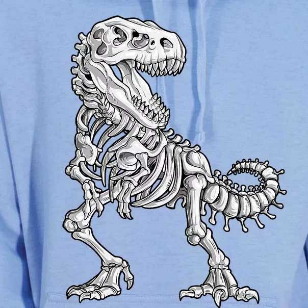 Dinosaur Skeleton T Rex Halloween Gift Unisex Surf Hoodie