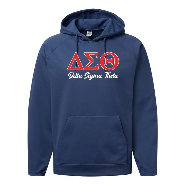 Delta Sigma Theta Sorority Performance Fleece Hoodie