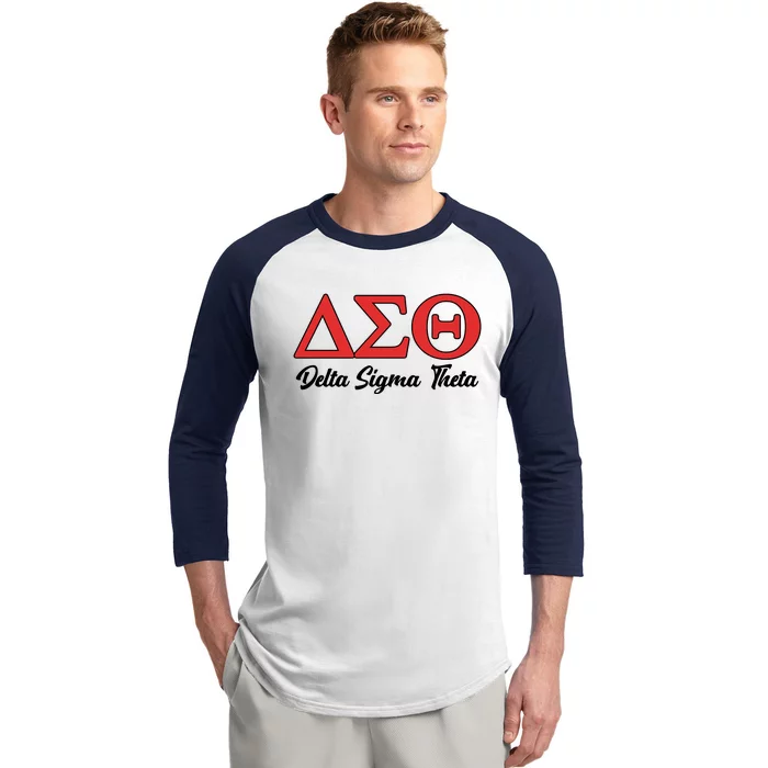 Delta Sigma Theta Sorority Baseball Sleeve Shirt