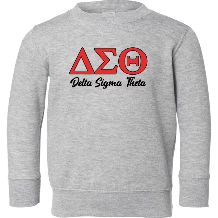 Delta Sigma Theta Sorority Toddler Sweatshirt