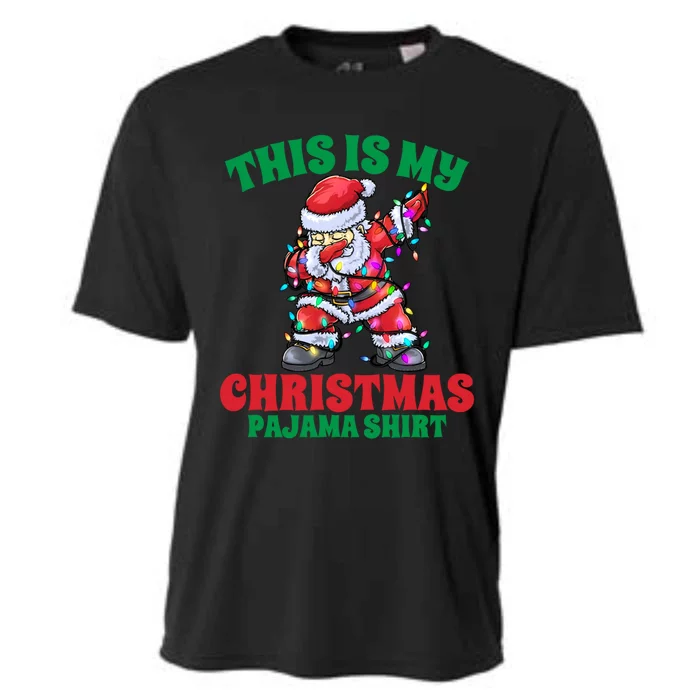 Dear Santa They Are Naughty Ones Christmas Matching Gift Cooling Performance Crew T-Shirt