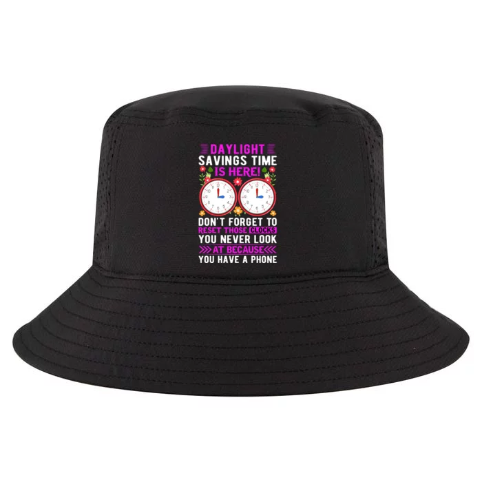 Daylight Savings Time Funny Cool Comfort Performance Bucket Hat