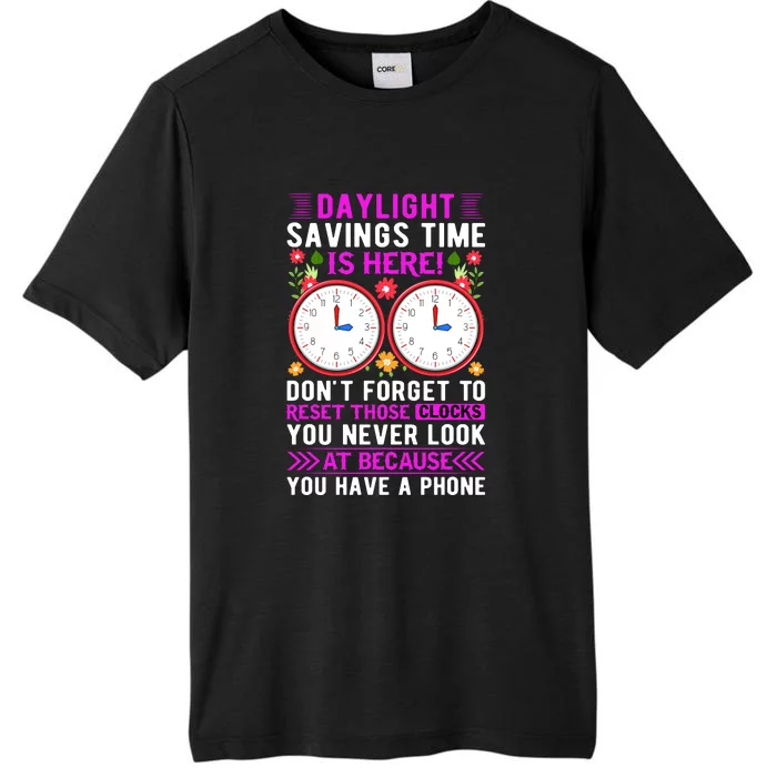 Daylight Savings Time Funny ChromaSoft Performance T-Shirt