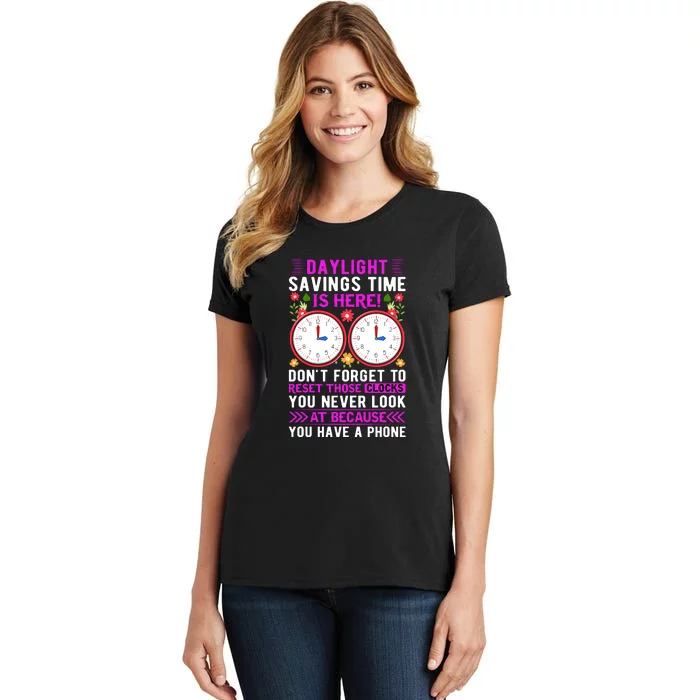 Daylight Savings Time Funny Women's T-Shirt