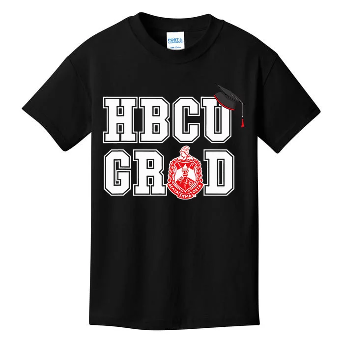 Delta Sigma Theta Sorority Paraphernalia Hbcu Graduation Kids T-Shirt