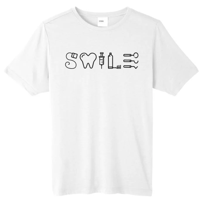 Dentist Smile Teeth Dental Hygienist Funny Dentist ChromaSoft Performance T-Shirt