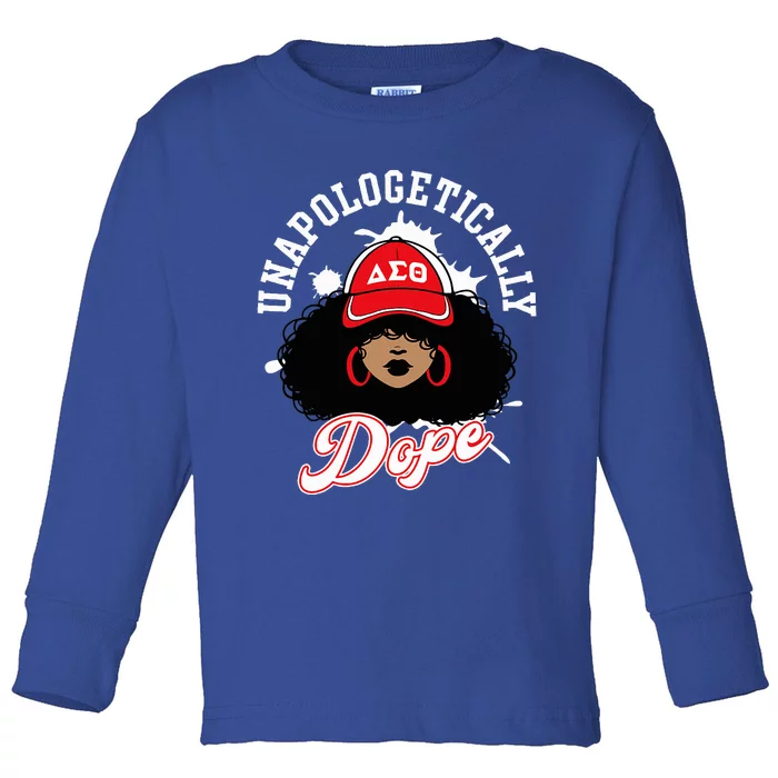 Delta Sigma Theta Sorority Black History Month Hbcu 1913 Toddler Long Sleeve Shirt