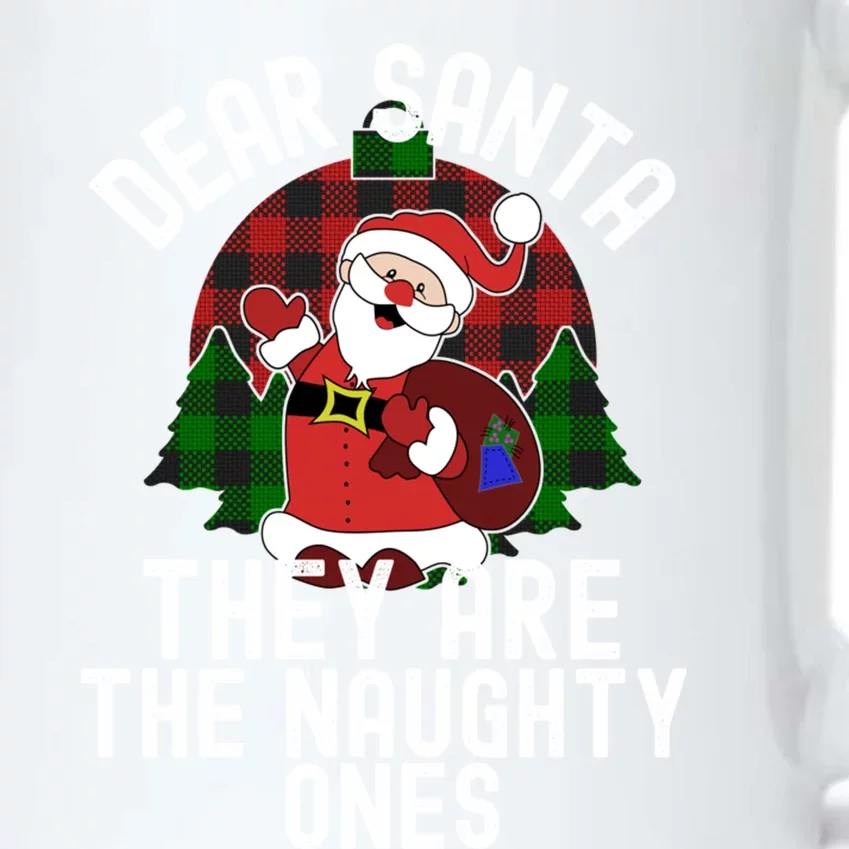 Dear Santa They Are The Naughty Ones Funny Christmas Great Gift Black Color Changing Mug