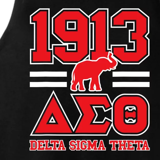 Delta Sigma Theta Sorority Paraphernalia Delta 1913 Hbcu Ladies Tri-Blend Wicking Tank