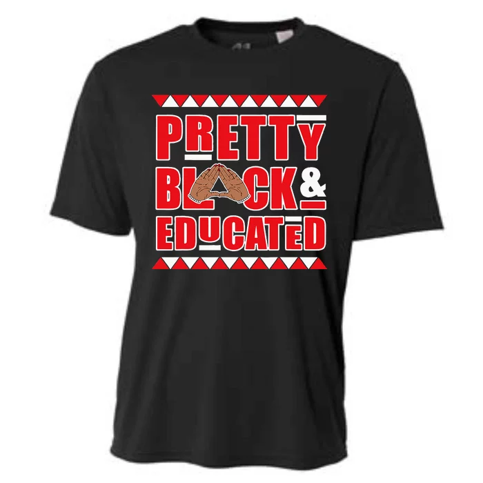 Delta Sigma Theta Sorority Black History Month Educated Hbcu Cooling Performance Crew T-Shirt