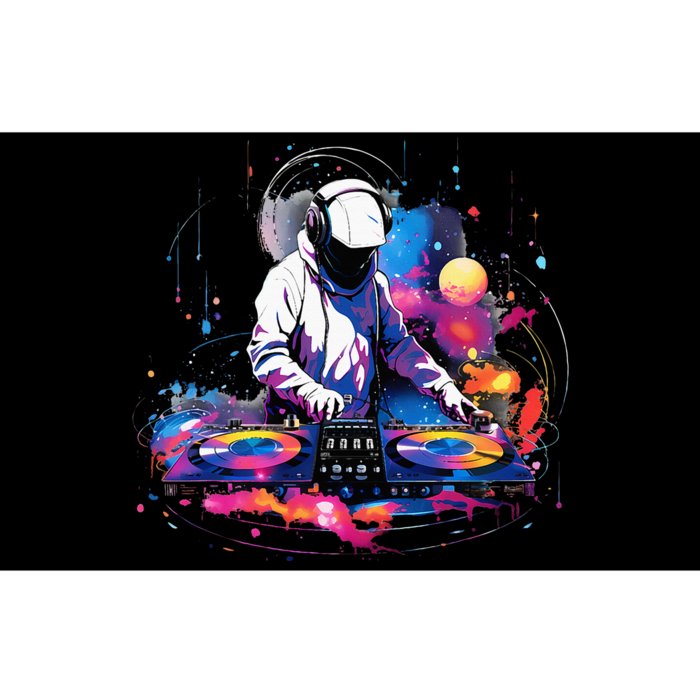 Dj Space Turntable Disc Jockey Astronaut Mixer Bumper Sticker