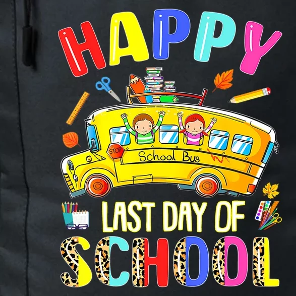 Duty Student Teacher Happy Last Day Of School Bus Driver Off Daily Commute Backpack