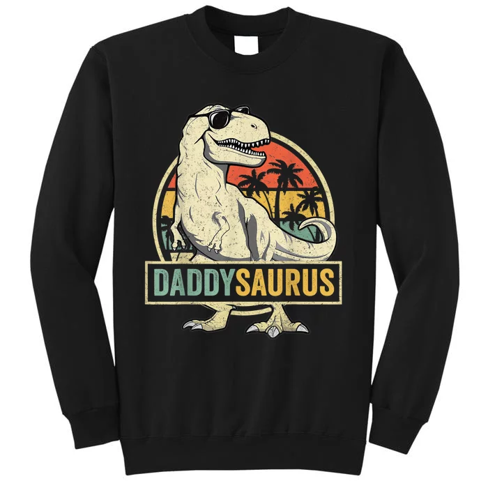 Daddy saurus T Rex Dinosaur  DaddySaurus Family Matching Tall Sweatshirt