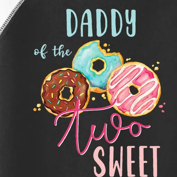 Daddy Sweet Two Donut Birthday Party Theme Girl Toddler Fine Jersey T-Shirt