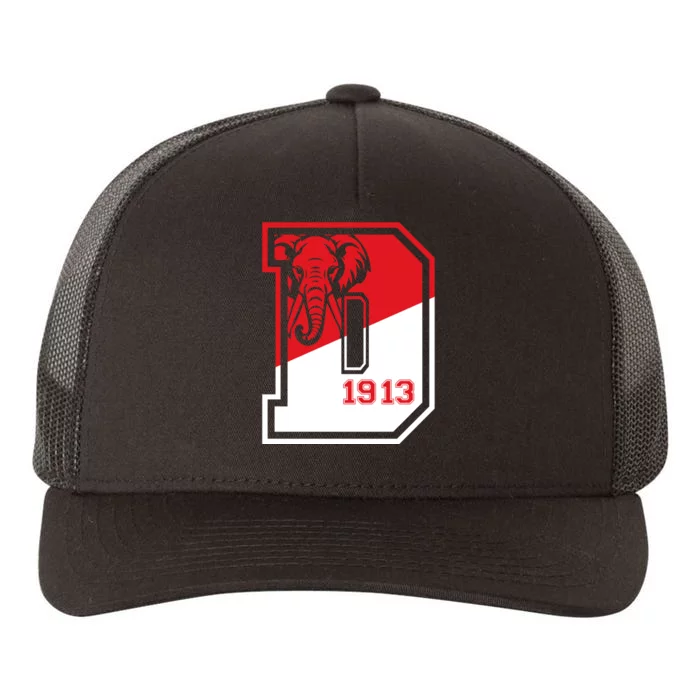 Delta Sigma Theta Sorority Paraphernalia Delta 1913 Hbcu Yupoong Adult 5-Panel Trucker Hat