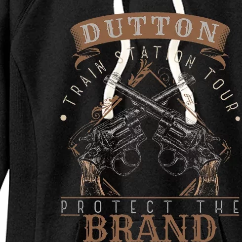 Dutton Station Tours Protect Sarcastic Saying Women's Fleece Hoodie