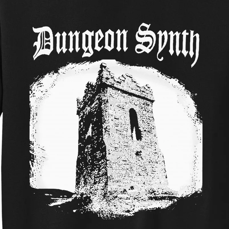 Dungeon Synth Tower Castle Dark Gothic Creepy Castle Vibe Sweatshirt