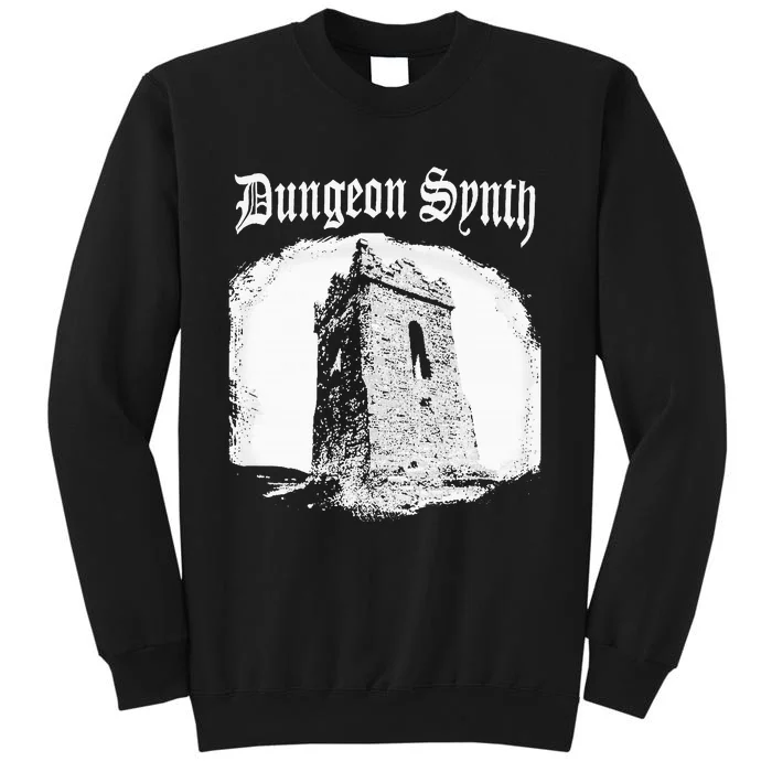 Dungeon Synth Tower Castle Dark Gothic Creepy Castle Vibe Sweatshirt