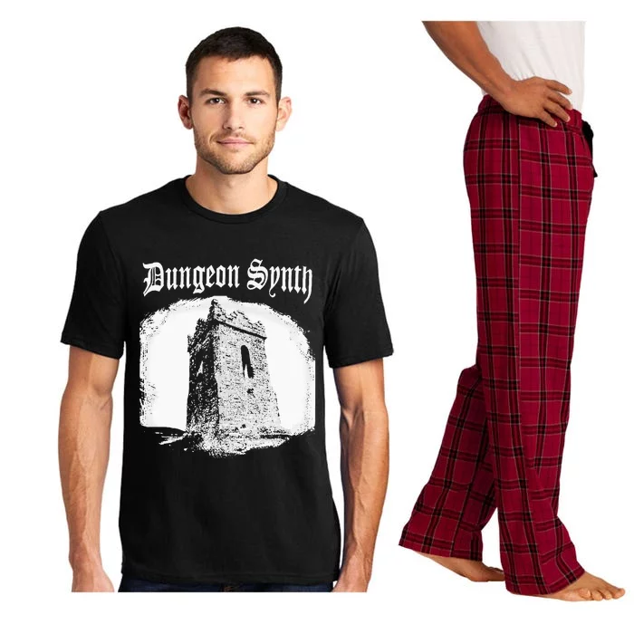 Dungeon Synth Tower Castle Dark Gothic Creepy Castle Vibe Pajama Set