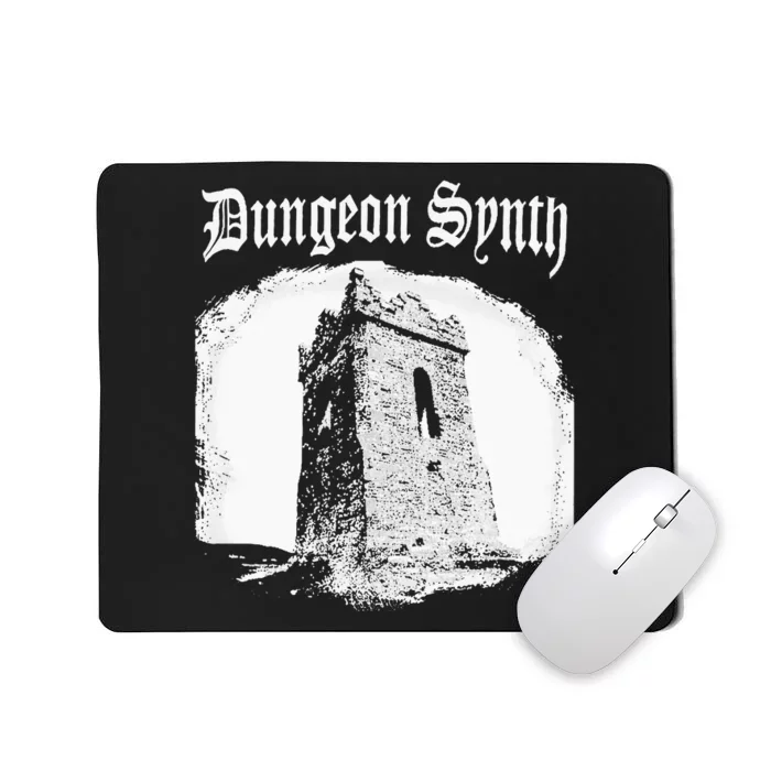 Dungeon Synth Tower Castle Dark Gothic Creepy Castle Vibe Mousepad