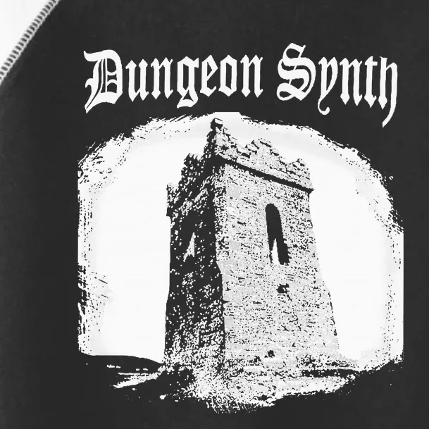 Dungeon Synth Tower Castle Dark Gothic Creepy Castle Vibe Toddler Fine Jersey T-Shirt