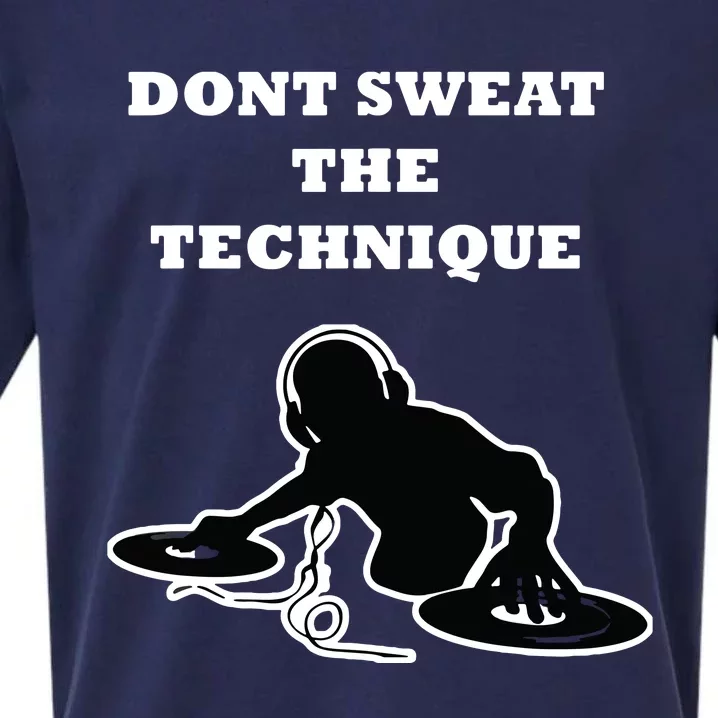 Dont Sweat The Technique Classic Old School Hip Hop Sueded Cloud Jersey T-Shirt