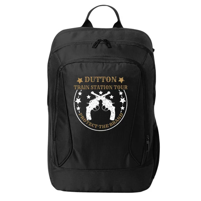 Dutton Station Tours Protect Sarcastic Saying Pun Gag Short Sleeve City Backpack