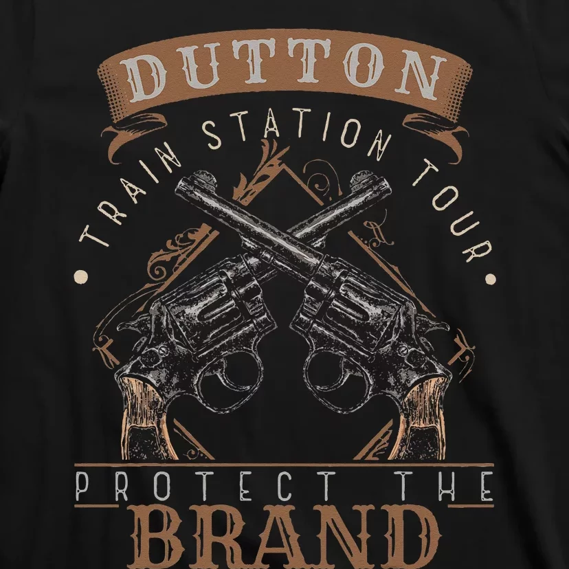 Dutton Station Tours Protect Sarcastic Saying Pun Gag T-Shirt