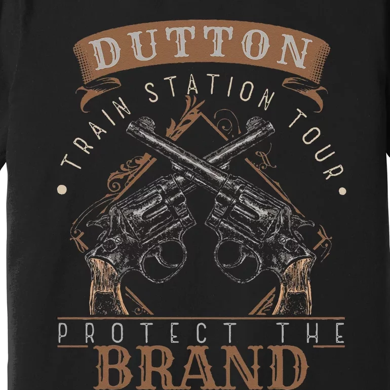 Dutton Station Tours Protect Sarcastic Saying Pun Gag Premium T-Shirt