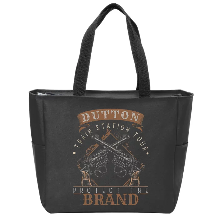 Dutton Station Tours Protect Sarcastic Saying Pun Gag Zip Tote Bag