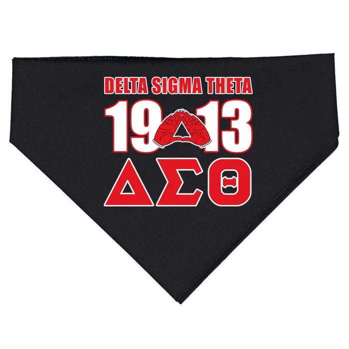 Delta Sigma Theta Sorority Paraphernalia Delta 1913 Hbcu USA-Made Doggie Bandana