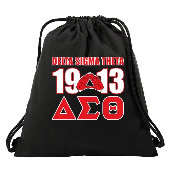 Delta Sigma Theta Sorority Paraphernalia Delta 1913 Hbcu Drawstring Bag