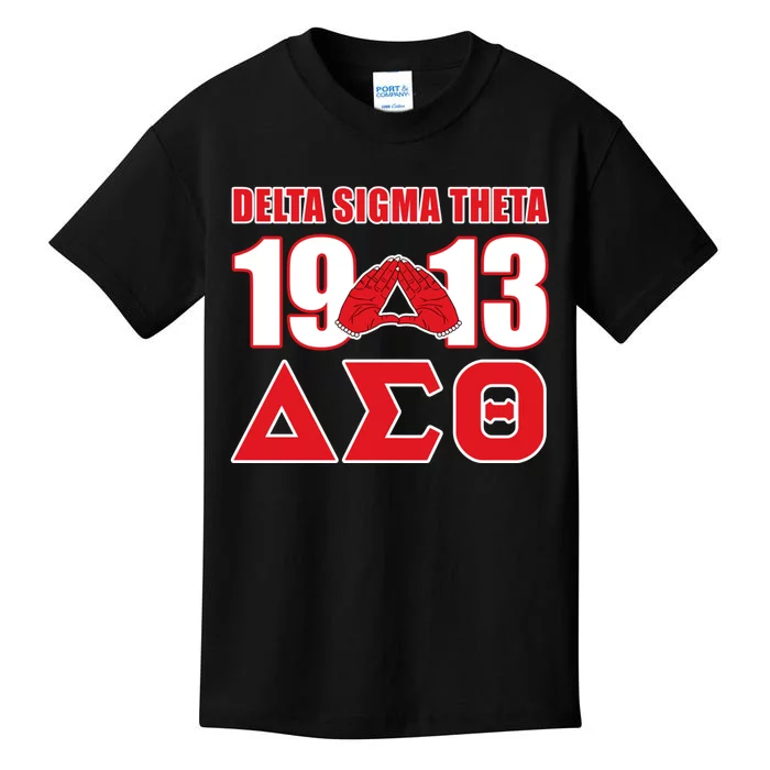 Delta Sigma Theta Sorority Paraphernalia Delta 1913 Hbcu Kids T-Shirt