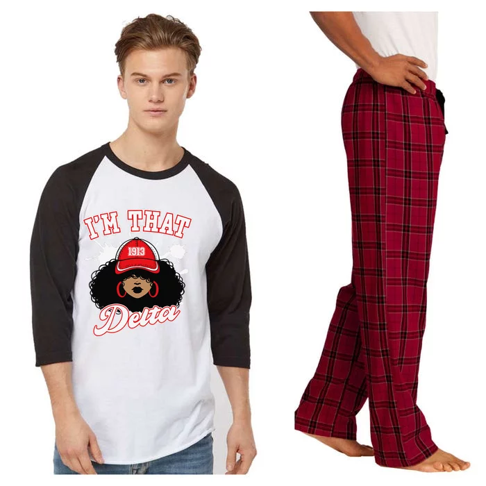 Delta Sigma Theta Sorority Paraphernalia Hbcu Black Girl Raglan Sleeve Pajama Set