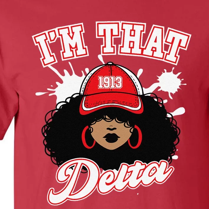 Delta Sigma Theta Sorority Paraphernalia Hbcu Black Girl Tall T-Shirt