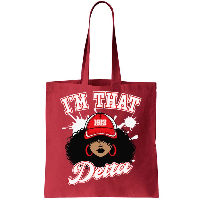 Delta Sigma Theta Sorority Paraphernalia Hbcu Black Girl Tote Bag