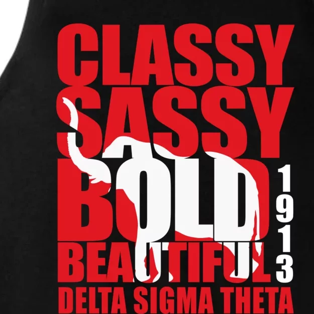 Delta Sigma Theta Sorority Paraphernalia Delta 1913 Hbcu Ladies Tri-Blend Wicking Tank