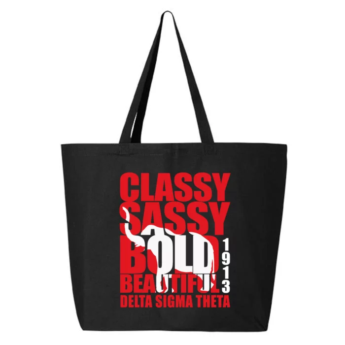 Delta Sigma Theta Sorority Paraphernalia Delta 1913 Hbcu 25L Jumbo Tote