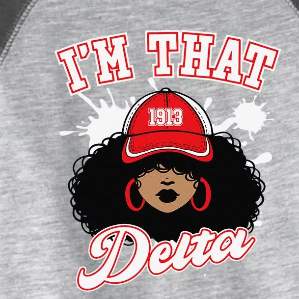 Delta Sigma Theta Sorority Paraphernalia Hbcu Black Girl Toddler Fine Jersey T-Shirt