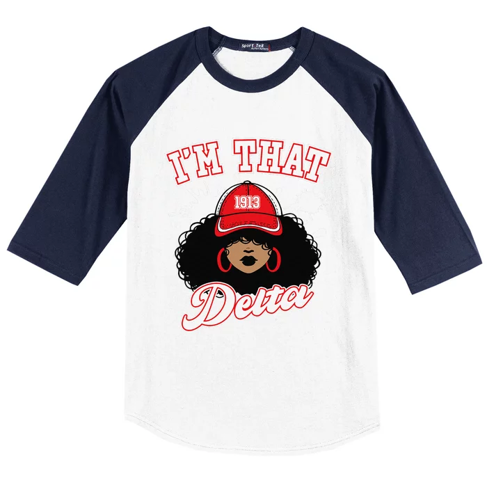 Delta Sigma Theta Sorority Paraphernalia Hbcu Black Girl Baseball Sleeve Shirt