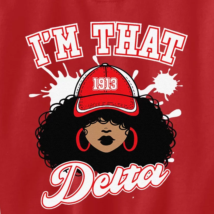 Delta Sigma Theta Sorority Paraphernalia Hbcu Black Girl Kids Sweatshirt