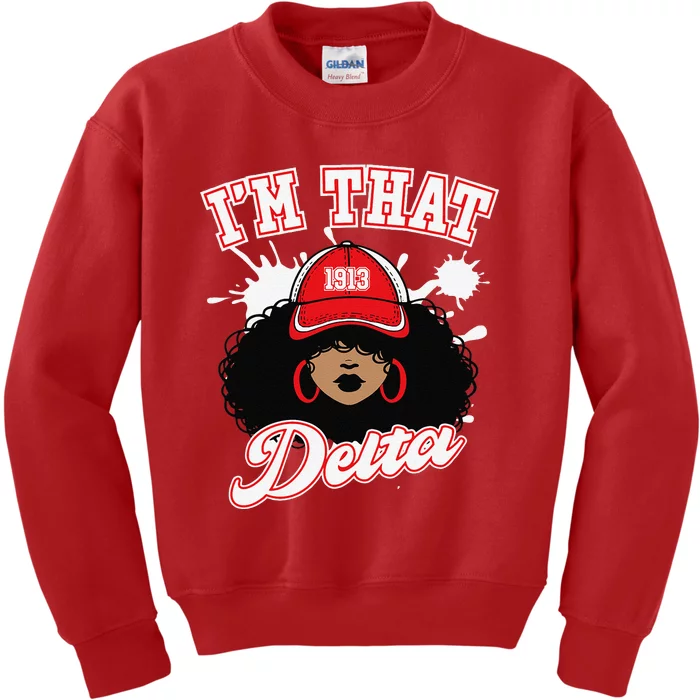 Delta Sigma Theta Sorority Paraphernalia Hbcu Black Girl Kids Sweatshirt