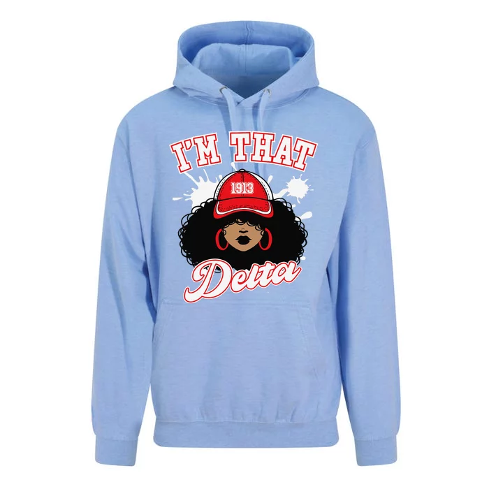 Delta Sigma Theta Sorority Paraphernalia Hbcu Black Girl Unisex Surf Hoodie