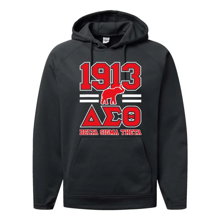 Delta Sigma Theta Sorority Paraphernalia Performance Fleece Hoodie