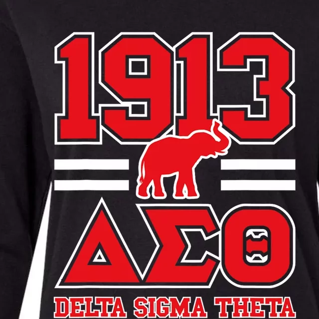 Delta Sigma Theta Sorority Paraphernalia Womens Cotton Relaxed Long Sleeve T-Shirt