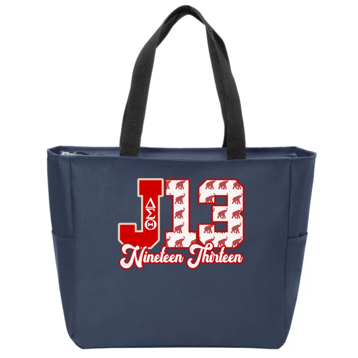 Delta Sigma Theta Sorority January 13 Zip Tote Bag