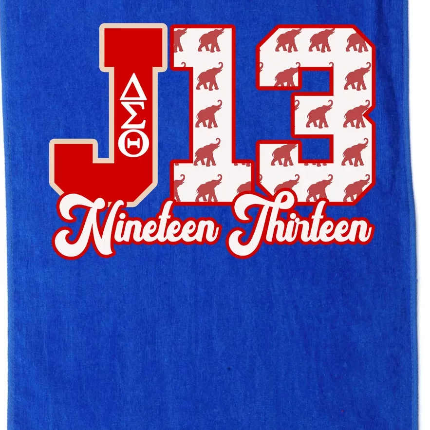 Delta Sigma Theta Sorority January 13 Platinum Collection Golf Towel