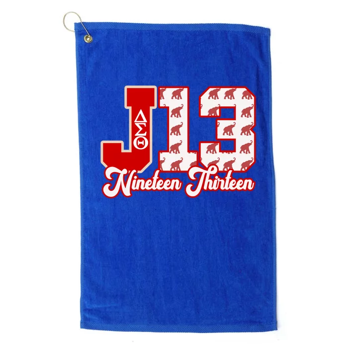 Delta Sigma Theta Sorority January 13 Platinum Collection Golf Towel