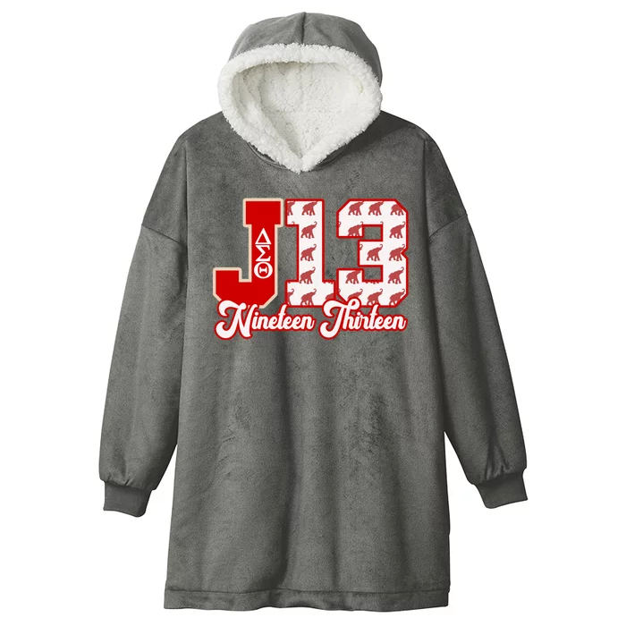 Delta Sigma Theta Sorority January 13 Hooded Wearable Blanket