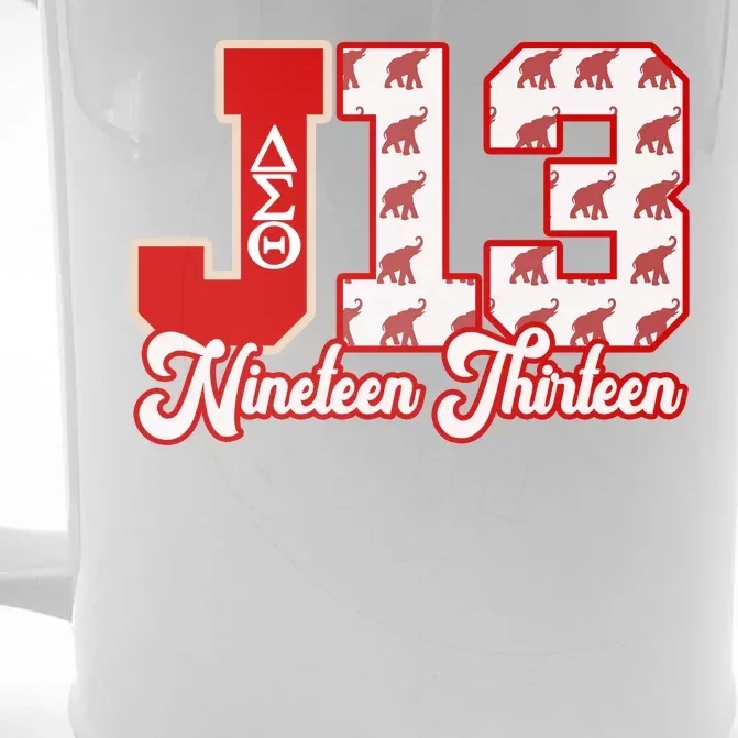 Delta Sigma Theta Sorority January 13 Front & Back Beer Stein